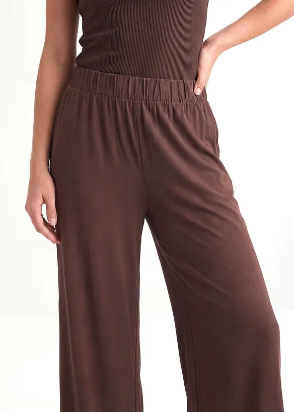 Pantaloni in jersey di misto viscosa, bonprix