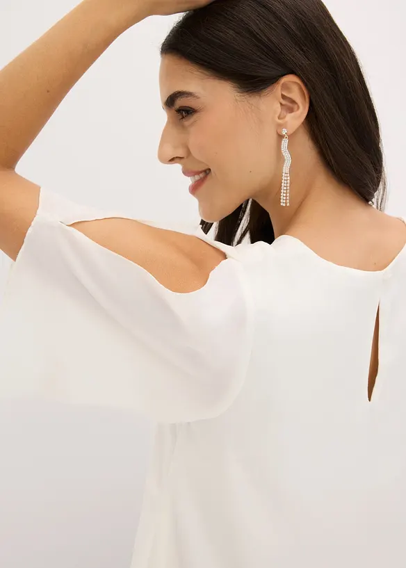 Blusa asimmetrica a pi&ugrave; veli, bonprix