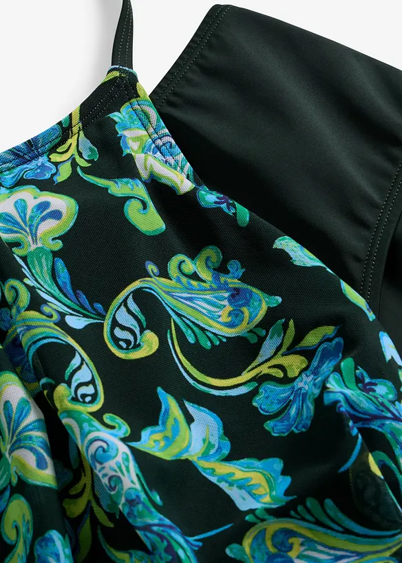 Tankini in materiale a rete in fantasia (set 2 pezzi), bonprix