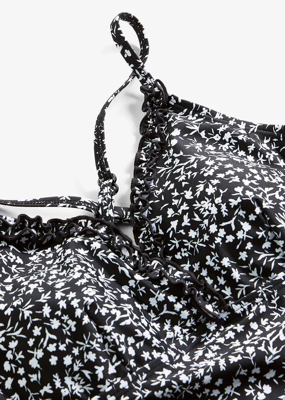 Costume intero con spalline incrociate, bonprix