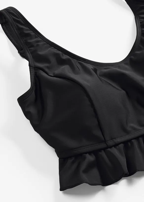 Reggiseno bikini a bustier coprente, asciugatura rapida, bonprix