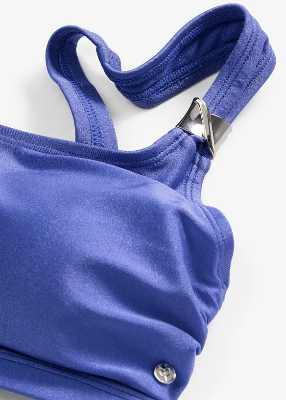 Reggiseno per bikini a bustier in materiale lucido, bonprix