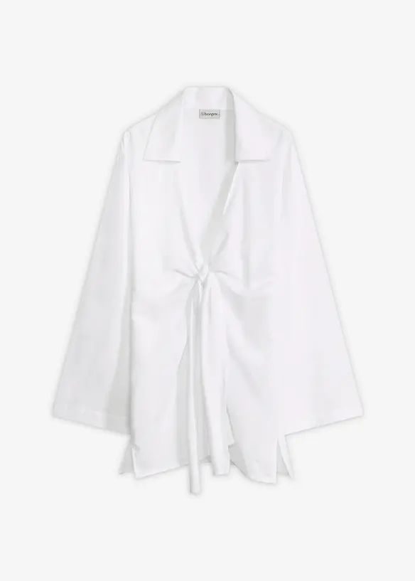 Camicia da spiaggia in misto viscosa fluido, bonprix