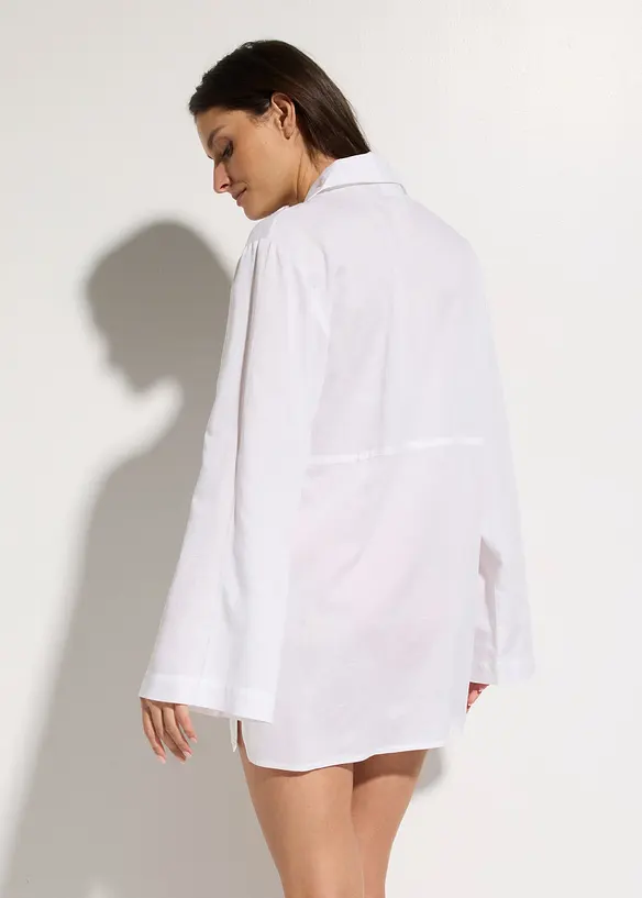 Camicia da spiaggia in misto viscosa fluido, bonprix