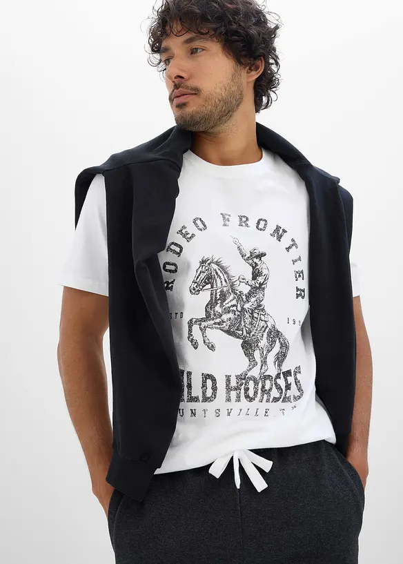 T-shirt in puro cotone biologico, bonprix