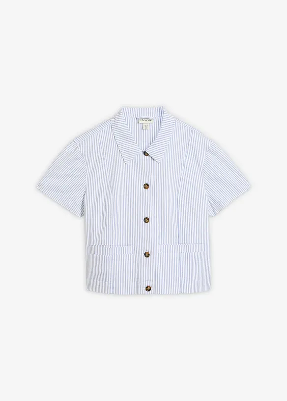 Giacca di jeans a righe, bonprix