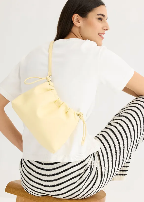 Borsa a tracolla con arricciatura, bonprix