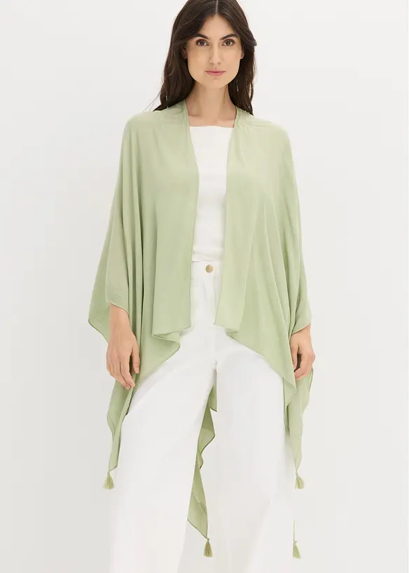 Poncho estivo in pura viscosa, bonprix