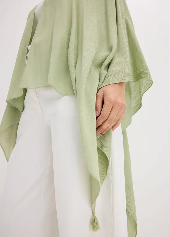 Poncho estivo in pura viscosa, bonprix