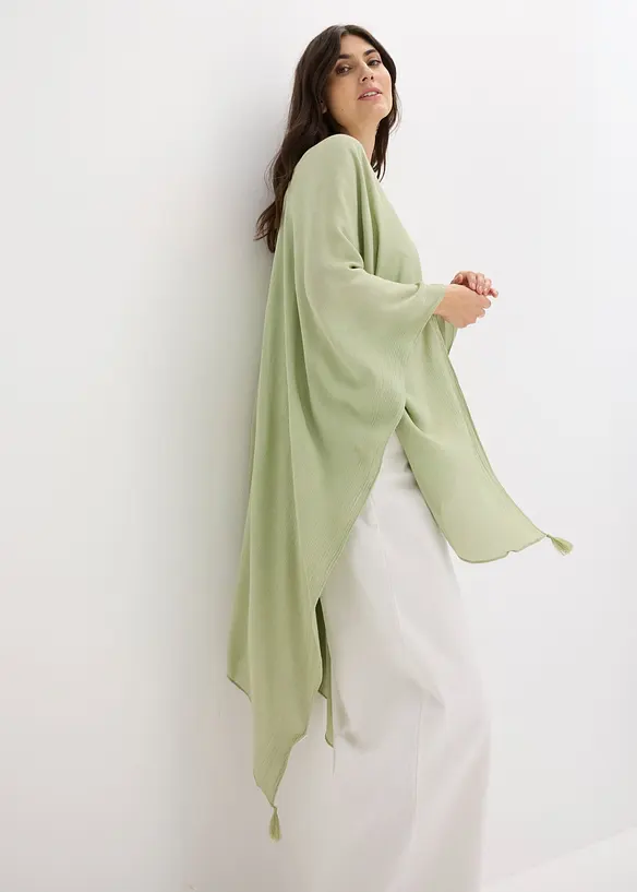 Poncho estivo in pura viscosa, bonprix