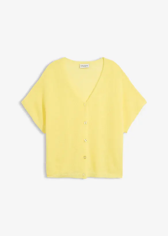 Cardigan oversize a maniche corte, bonprix