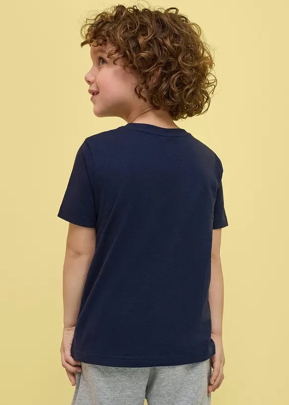 T-shirt in puro cotone biologico con paillettes reversibili, bonprix