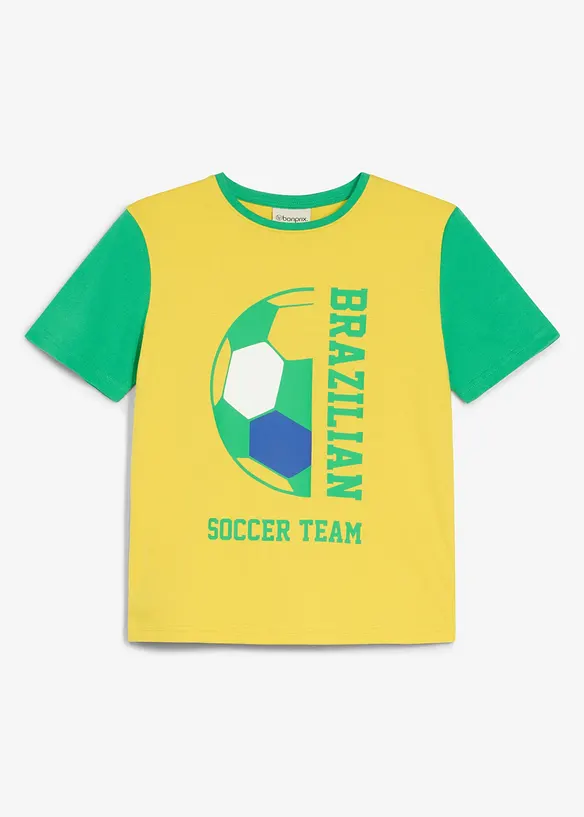 T-shirt del Brasile in puro cotone biologico, bonprix
