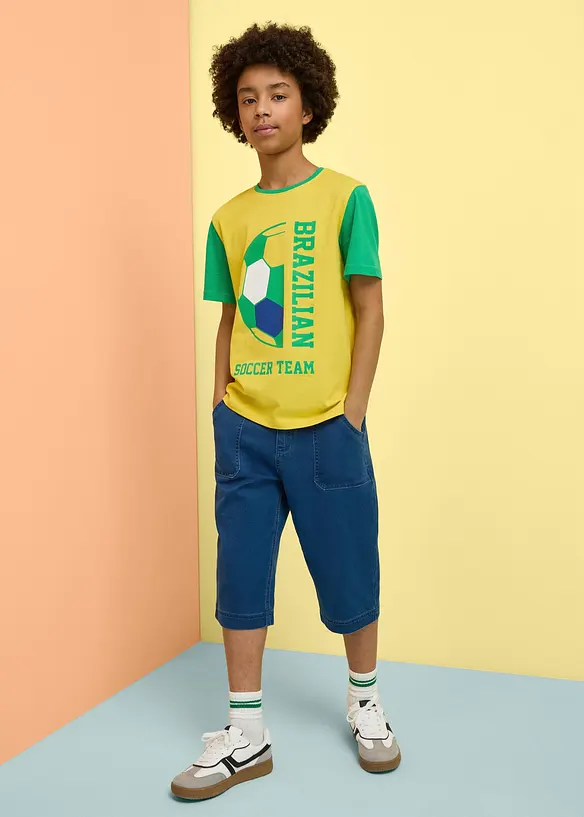 T-shirt del Brasile in puro cotone biologico, bonprix