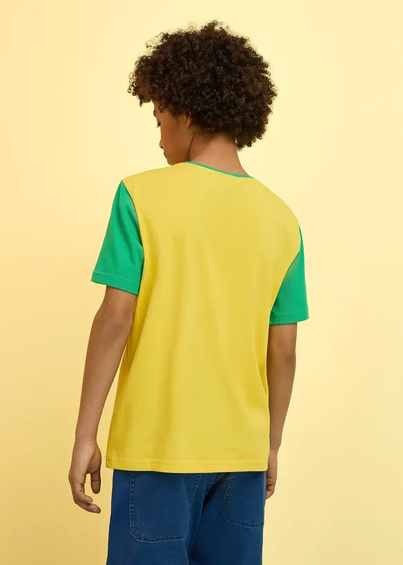 T-shirt del Brasile in puro cotone biologico, bonprix