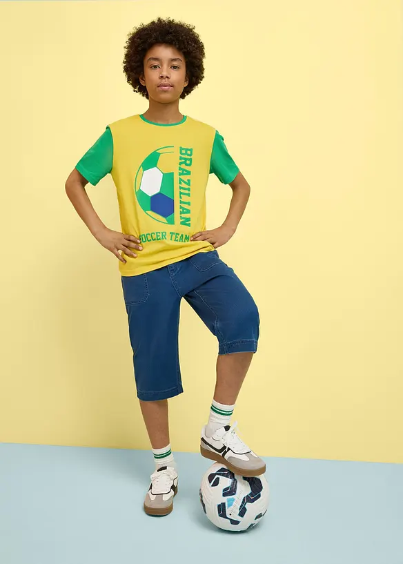 T-shirt del Brasile in puro cotone biologico, bonprix