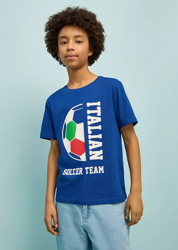 T-shirt dell'Italia in puro cotone biologico, bonprix