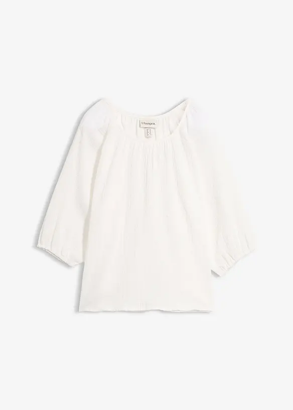 Tunica in mussola di puro cotone, bonprix