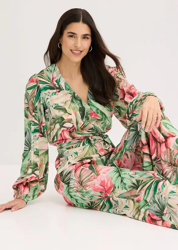 Tuta elegante con scollatura profonda, bonprix