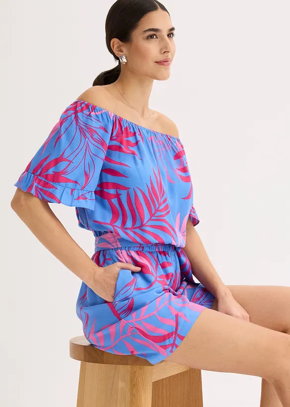 Tuta a spalle scoperte, bonprix