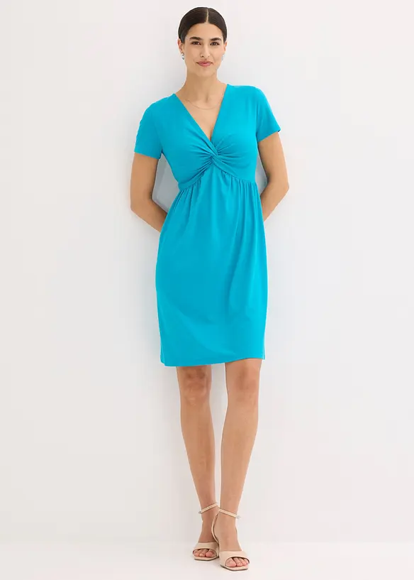 Abito di jersey con scollatura profonda, bonprix