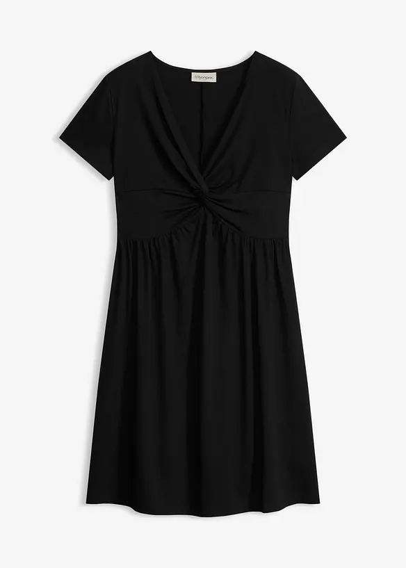 Abito di jersey con scollatura profonda, bonprix