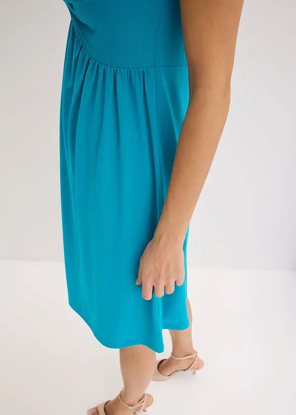 Abito di jersey con scollatura profonda, bonprix