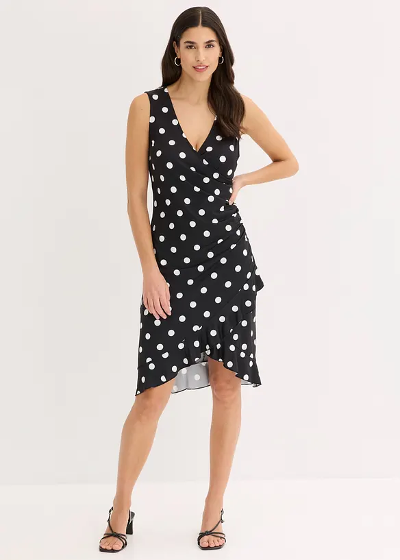 Abito di jersey con scollatura profonda, bonprix