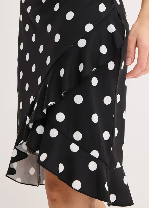 Abito di jersey con scollatura profonda, bonprix