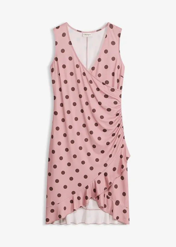 Abito di jersey con scollatura profonda, bonprix