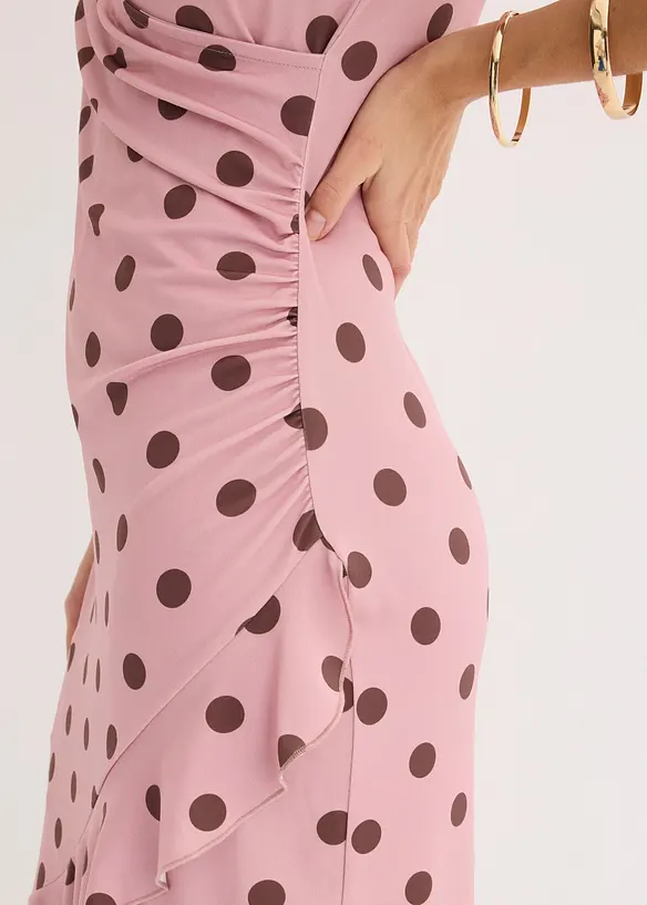 Abito di jersey con scollatura profonda, bonprix