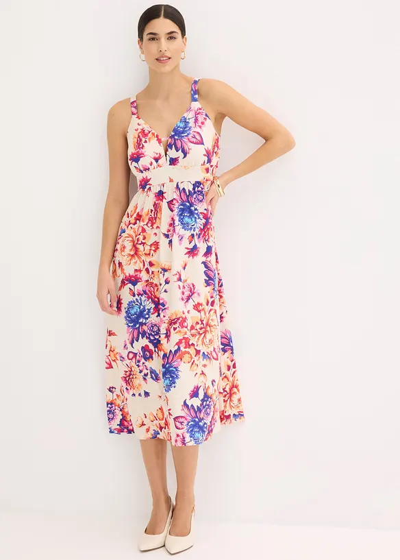 Abito lungo con scollatura profonda, bonprix