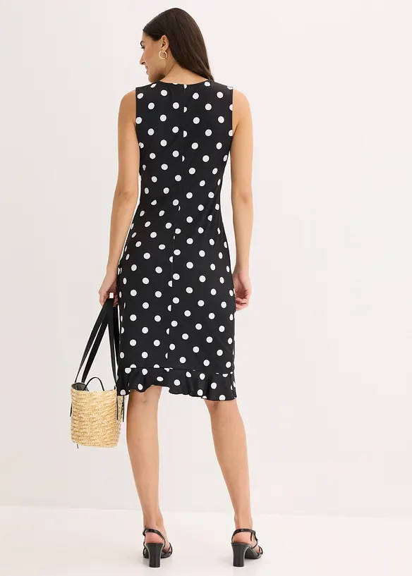 Abito di jersey con scollatura profonda, bonprix