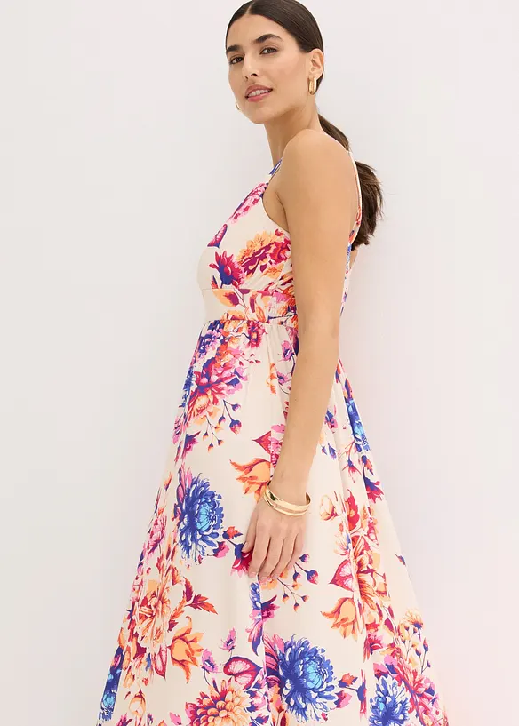 Abito lungo con scollatura profonda, bonprix