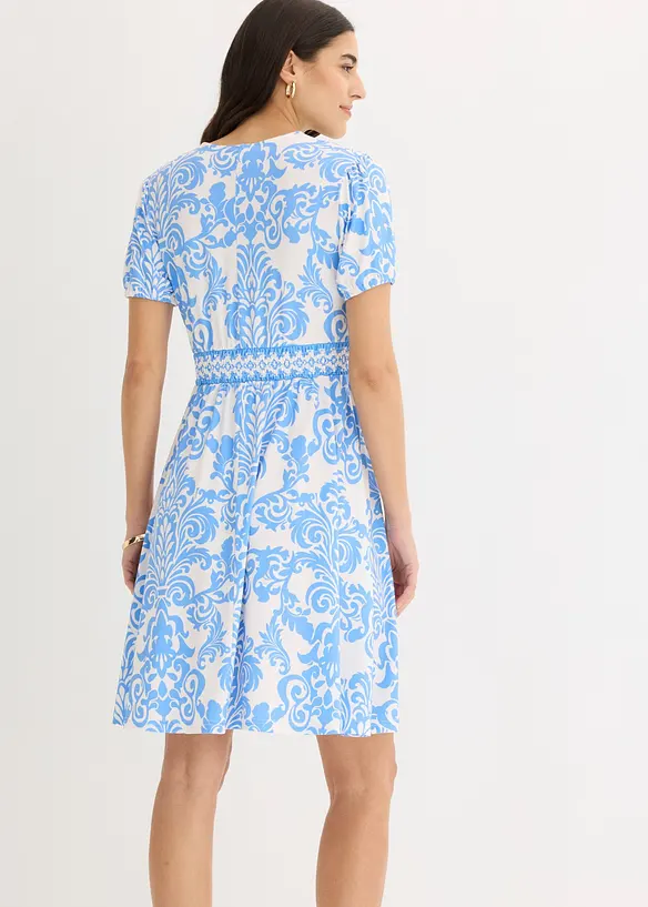 Abito di jersey con scollatura profonda, bonprix