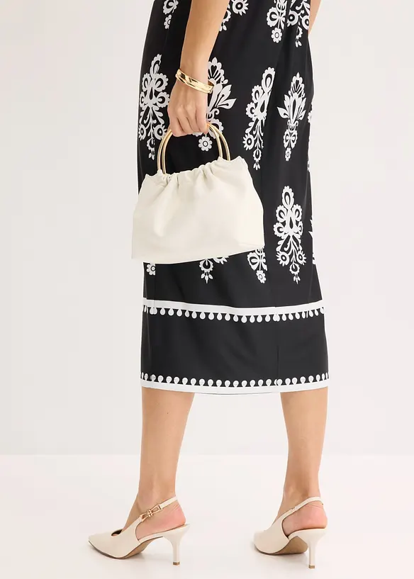 Abito di jersey con scollatura profonda, bonprix