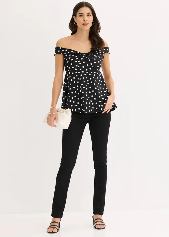 Maglia con spalle scoperte e scollatura profonda, bonprix