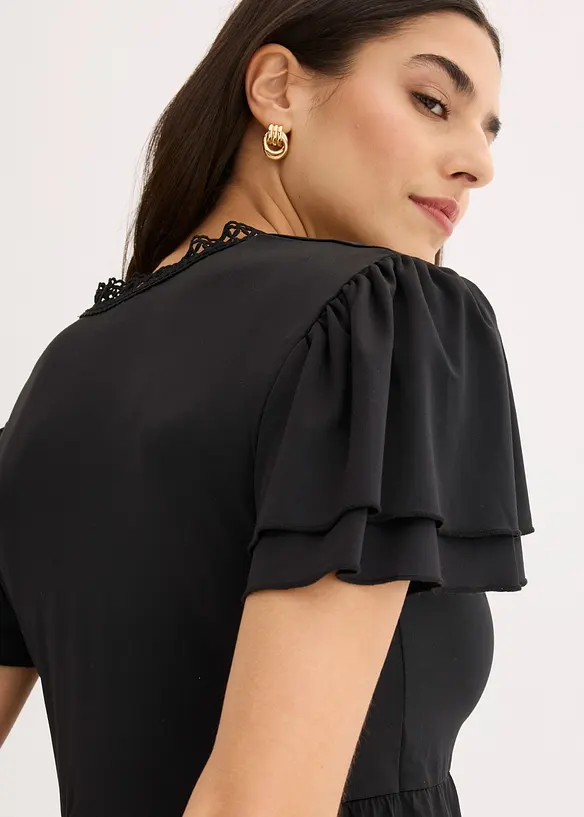 Maglia con pizzo, bonprix