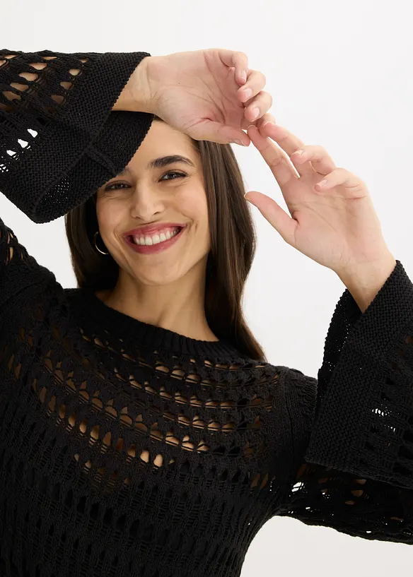 Abito all'uncinetto, bonprix