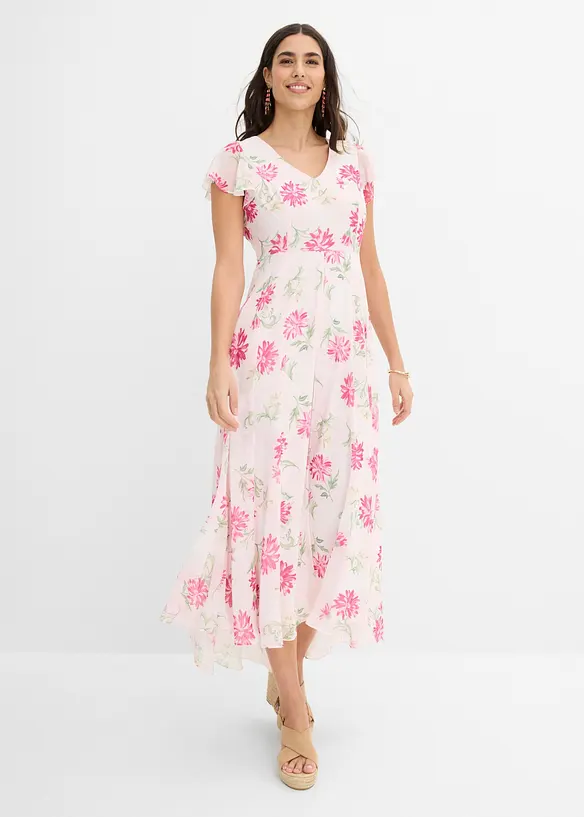 Tuta elegante con scollo a V, bonprix