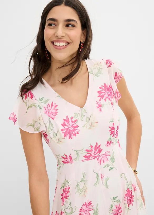 Tuta elegante con scollo a V, bonprix