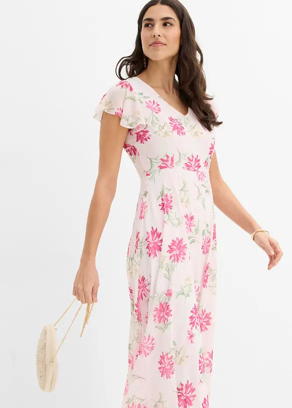 Tuta elegante con scollo a V, bonprix