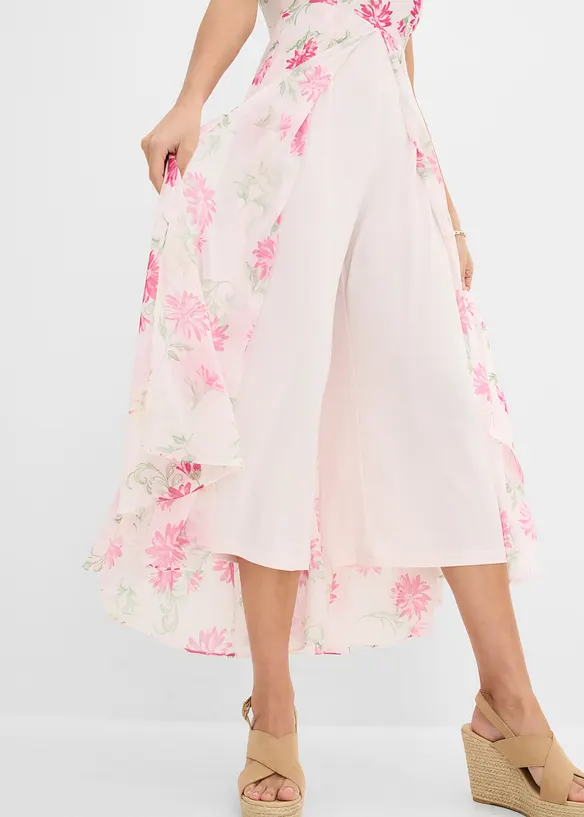 Tuta elegante con scollo a V, bonprix