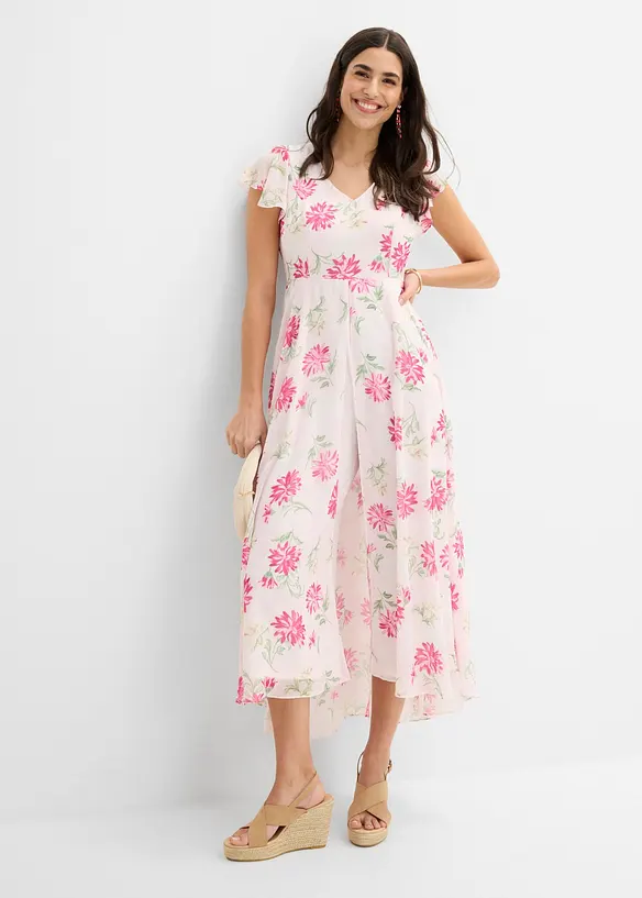 Tuta elegante con scollo a V, bonprix