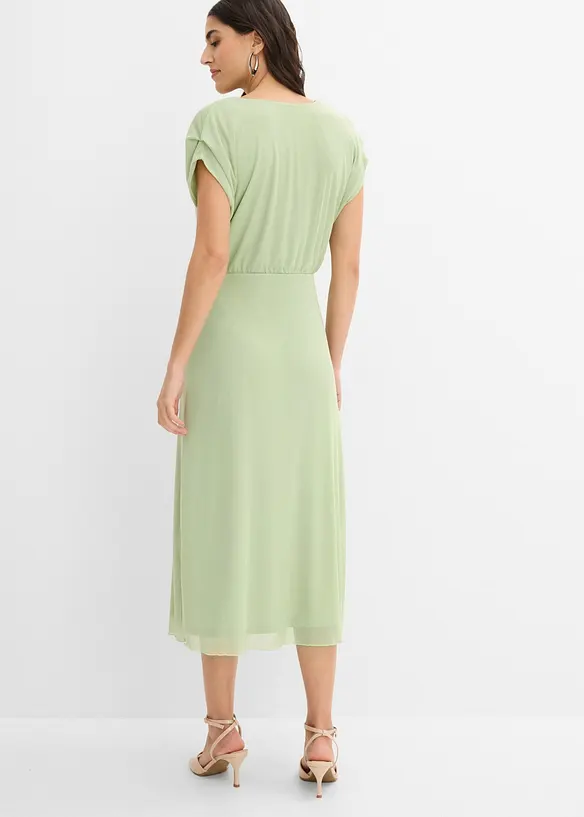 Abito in jersey di mesh morbido, bonprix