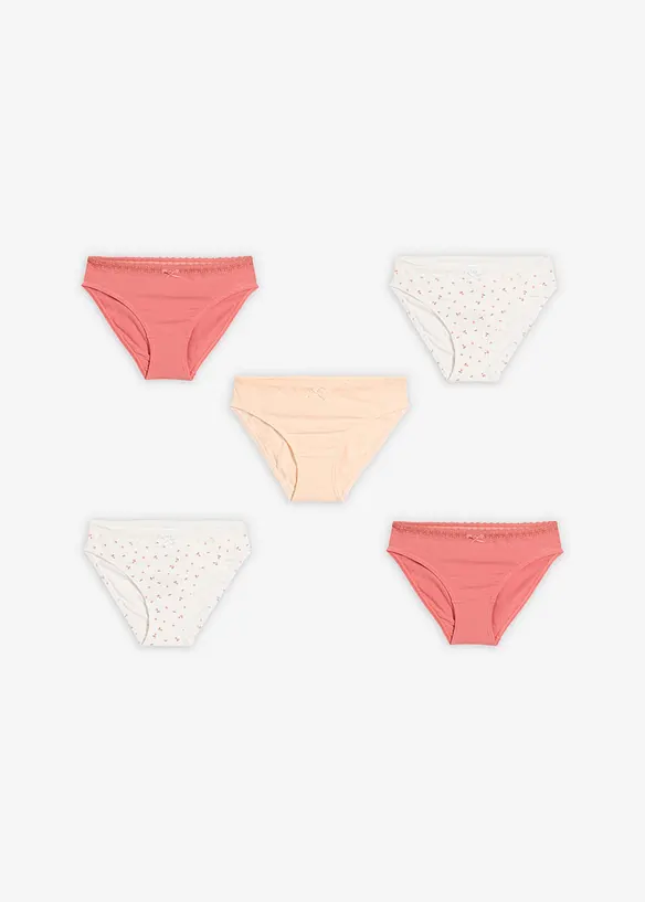 Slip con morbido cotone (pacco da 5), bonprix