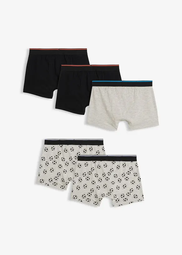 Boxer aderenti con morbido cotone (pacco da 5), bonprix