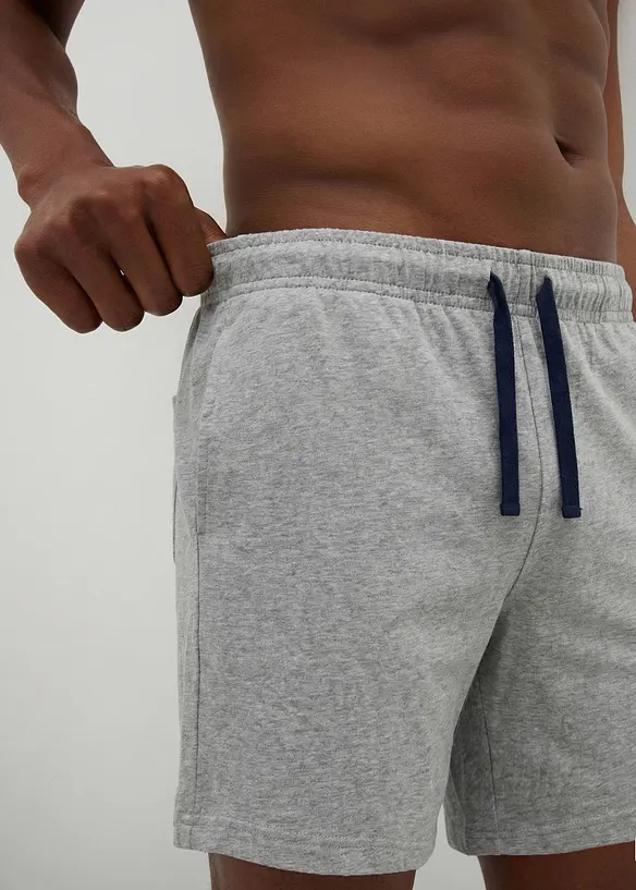 Pantaloni pigiama corti (pacco da 3), bonprix