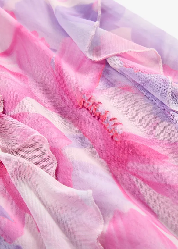 Abito con spalline in mesh morbido, bonprix