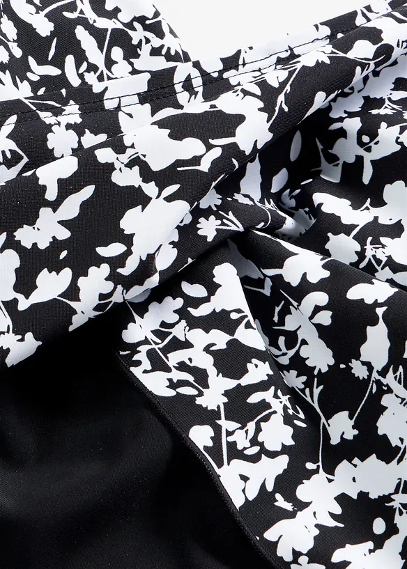 Costume intero leggermente modellante con effetto incrociato, bonprix